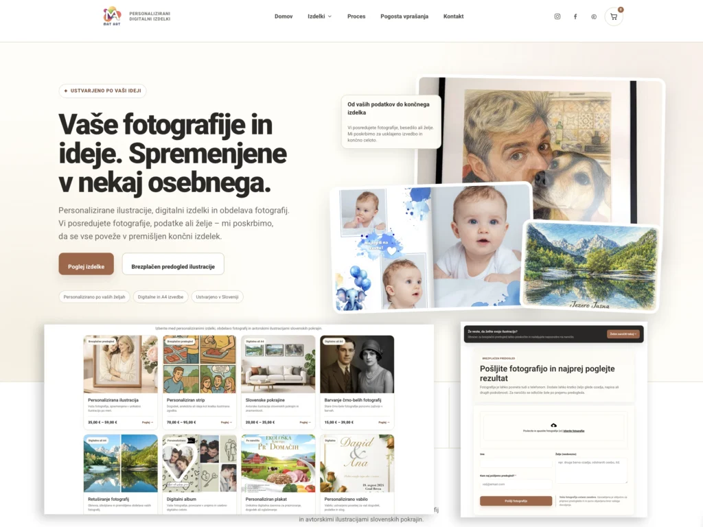 Predstavitev spletnega projekta MAT-ART